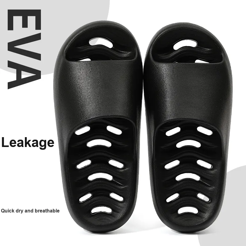 Foot Recreation Summer Comfortable Quiet Fishbone Slip Resistant Odor Resistant Comfortable Home Slippers-23