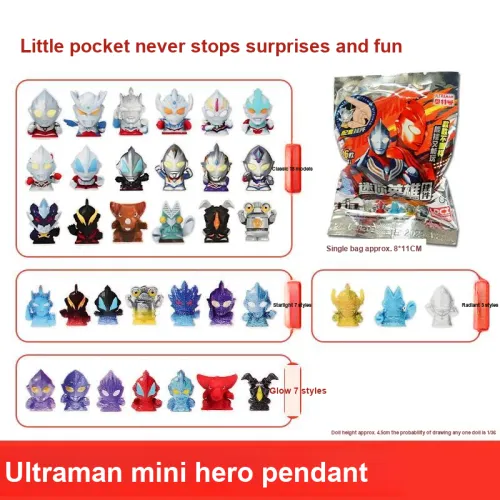 Spiritual Creations Ультрамен Мини Герой Фигурка 1-я серия слепые коробки всего 36 пачек