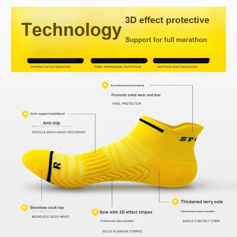 BENQU Basketball Socks Unisex 5 Pack-41