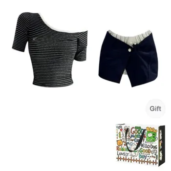 ZVJH Two Piece Skirt Sets Women's