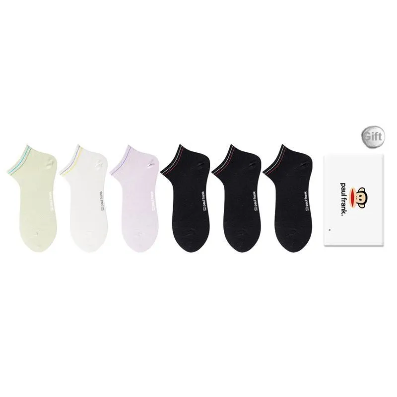 PAUL FRANK Ankle Socks Women's Box 6 Pack-42