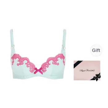 Agent Provocateur Vintage Silk Gathering Bra Women's Mint