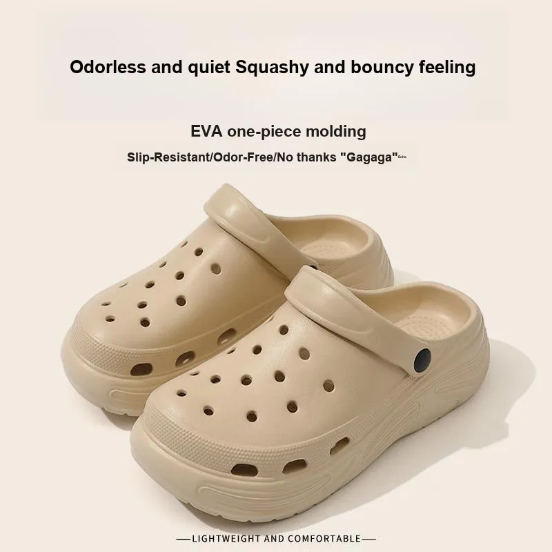Foot Recreation Slippers Minimalist Style Fashion Versatile Breathable Squashy And Bouncy Feeling-10