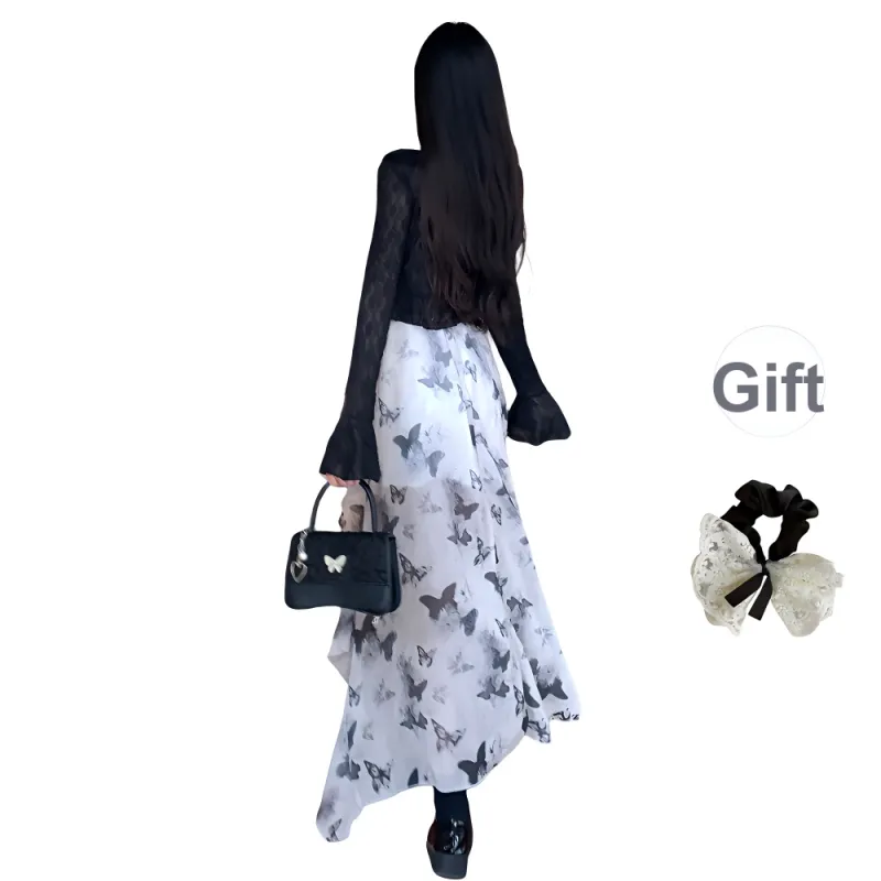 PAVEA Two Piece Skirt Sets Women's-1