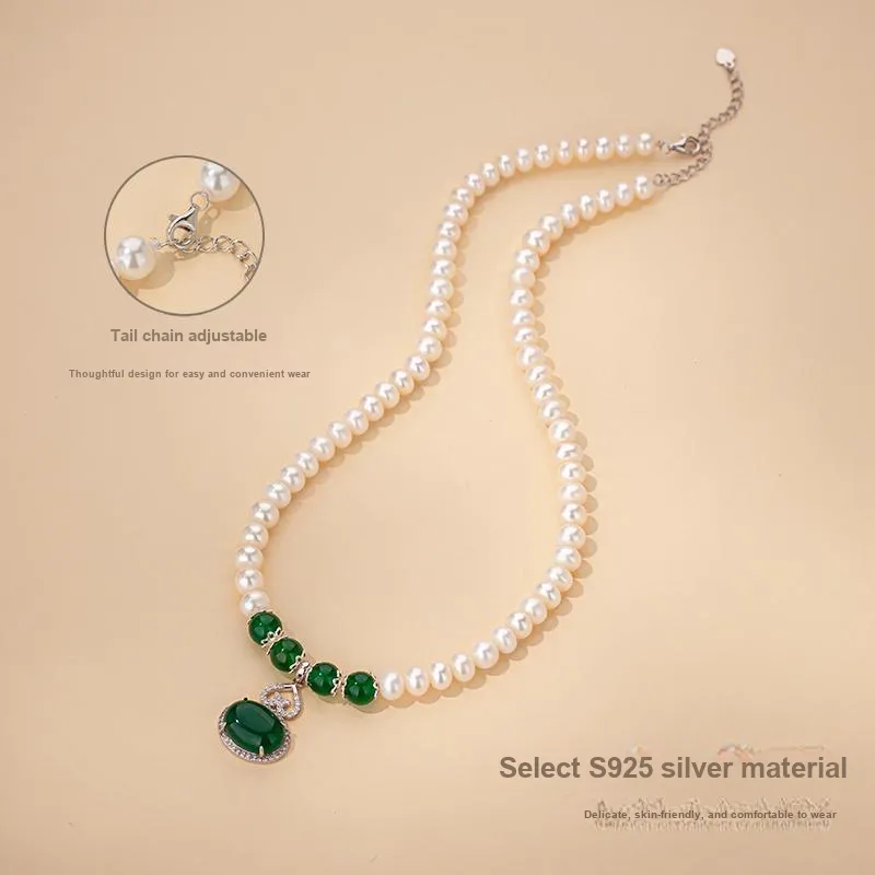 Mofei Pearl Necklaces Women's-4