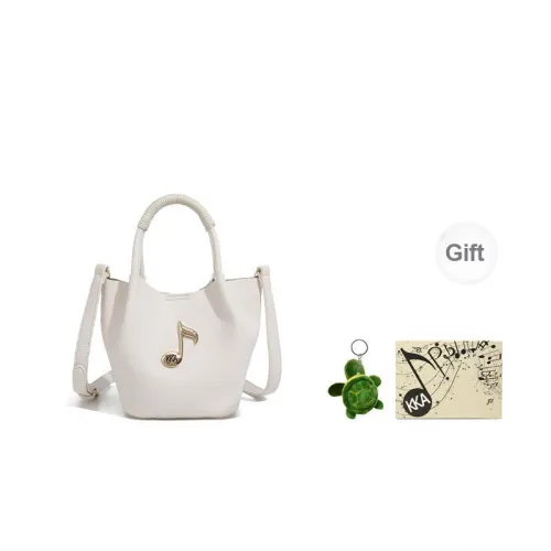 KKA PU Handbag Crossbody Bag Shoulder Bag Regular Women's White/Black