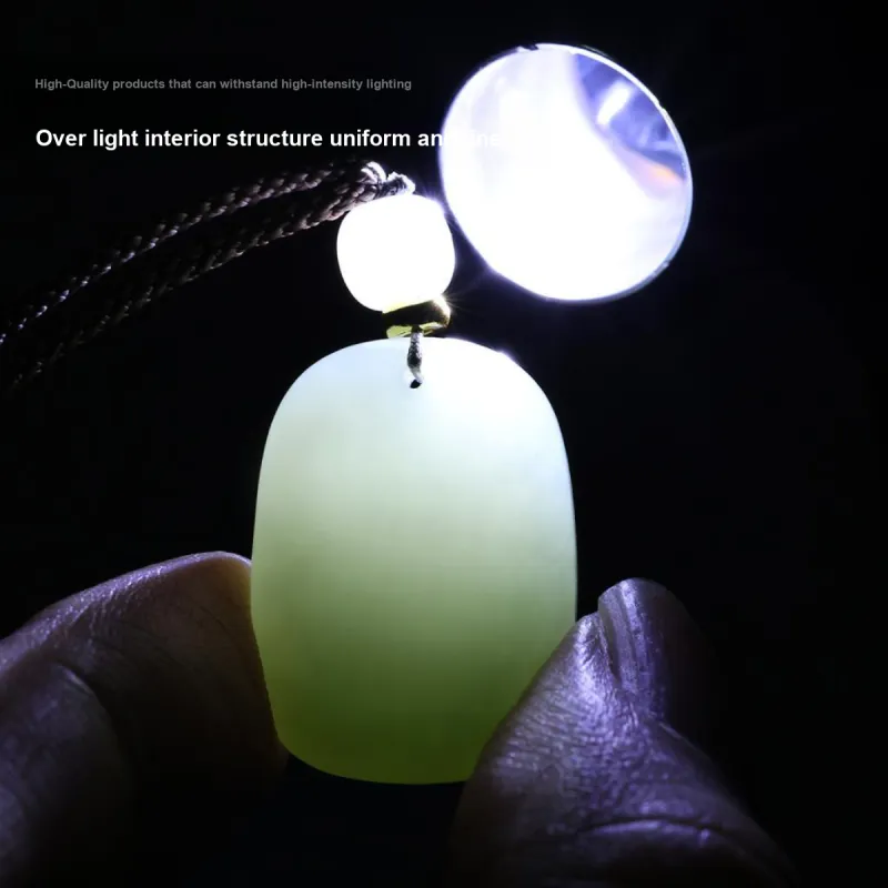 LAOMIAO Pendants Pale Greenish White Jade Women's-5