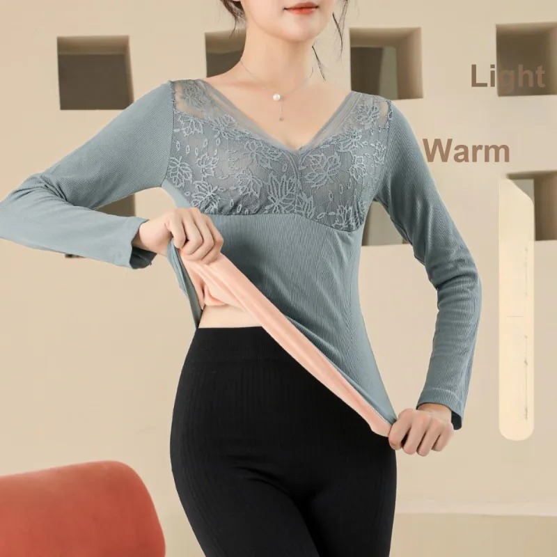 JUNEROSE Women's Thermal Tops-10