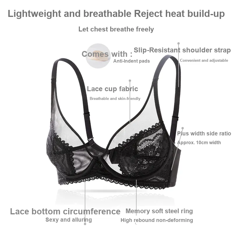 GORRENNO Women's Bras-5
