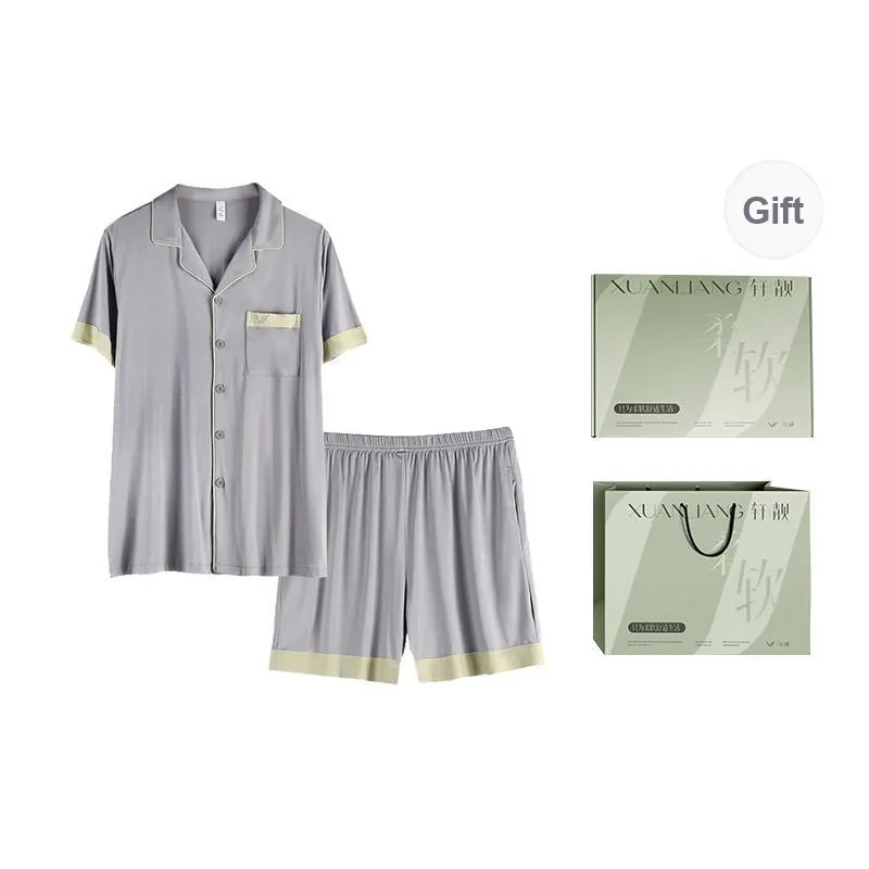 Xuan Liang Pajama Set Men's Gift Box Set-0