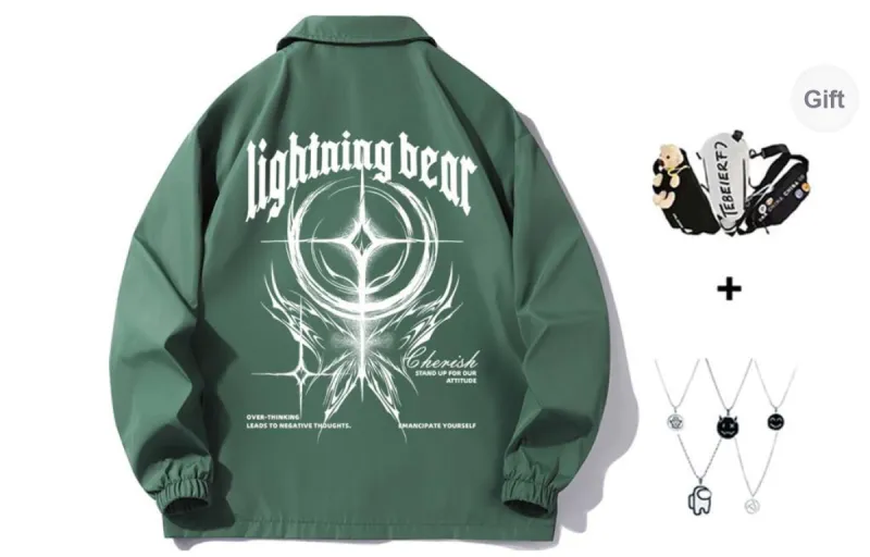 LIGHTNING BEAR Jackets Coats Unisex-29
