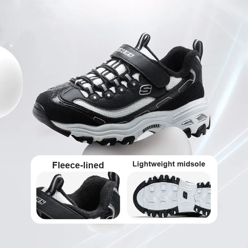 Skechers Breathable Low Top Kids Lifestyle Shoes Teenagers-1