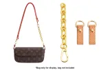 Gold Extender Chain 14.5cm*1+Abrasion-Resistant Buckle 1 Pair