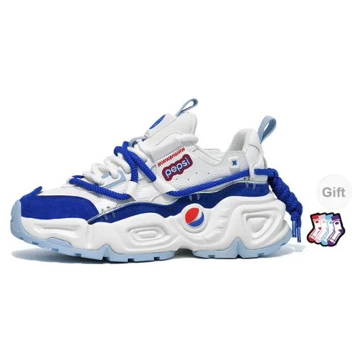 Pepsi Jelly Color Series Chunky Sneakers Unisex Low-Top