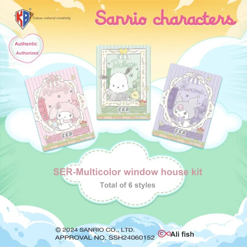 Kabao Cultural Creation x Sanrio Polaroid Second Edition Multicolor Life 10 Yuan Bag IP/Anime Cards 18 Packs/box-2
