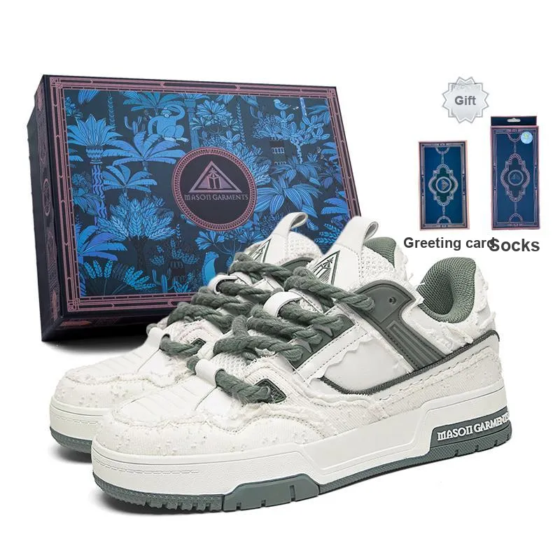 Masongarments Low Top Skateboard Shoes Men's-6