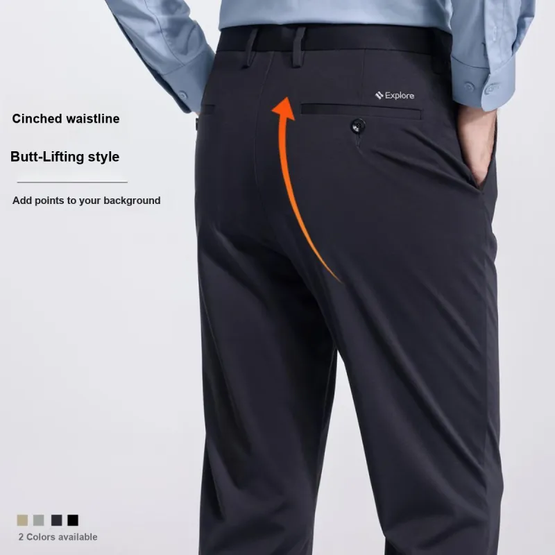 Red bean Casual Pants Men-7