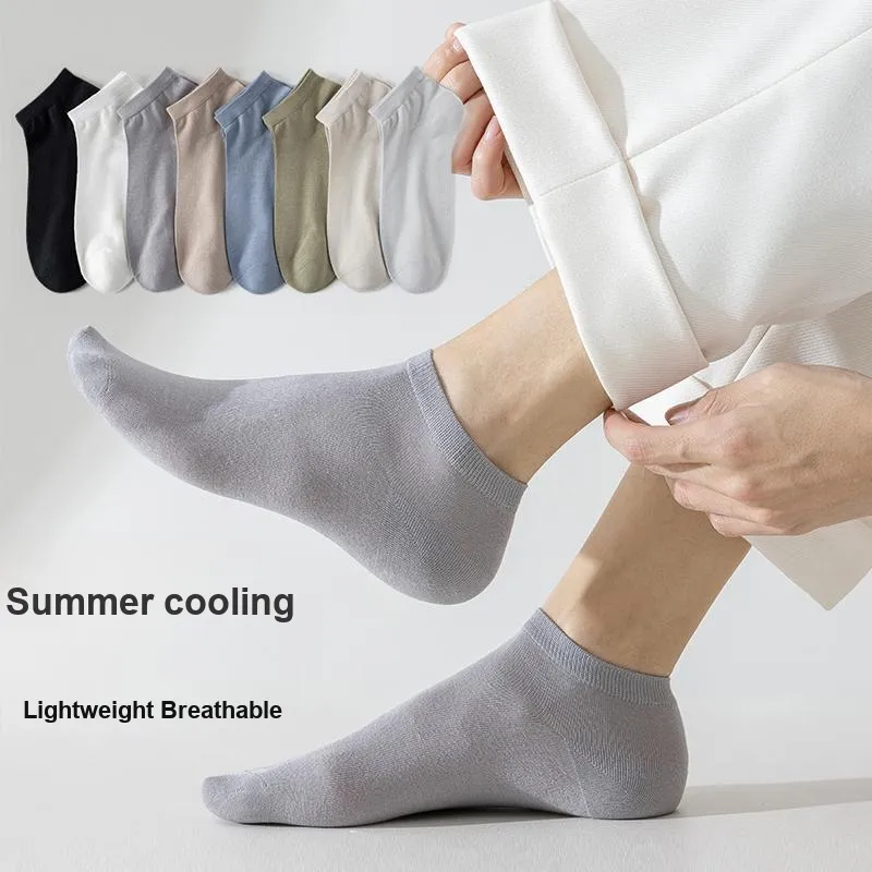 Lan Miao Ankle Socks Men's Shopping Bag Combo Set-4