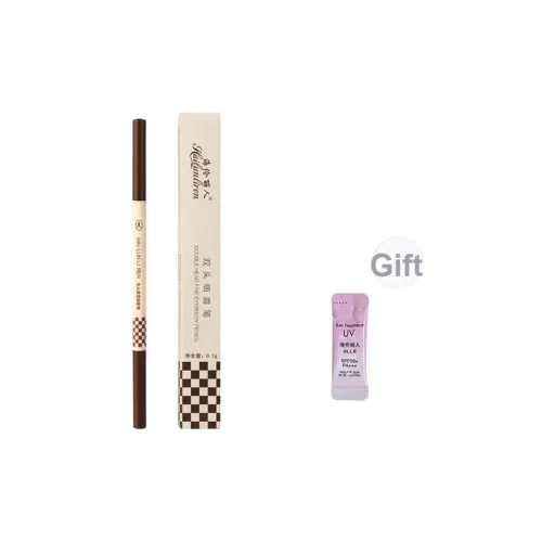 Hailunliren Двойная головка Fine Eyebrow Pencil Коричневый Серый Черный