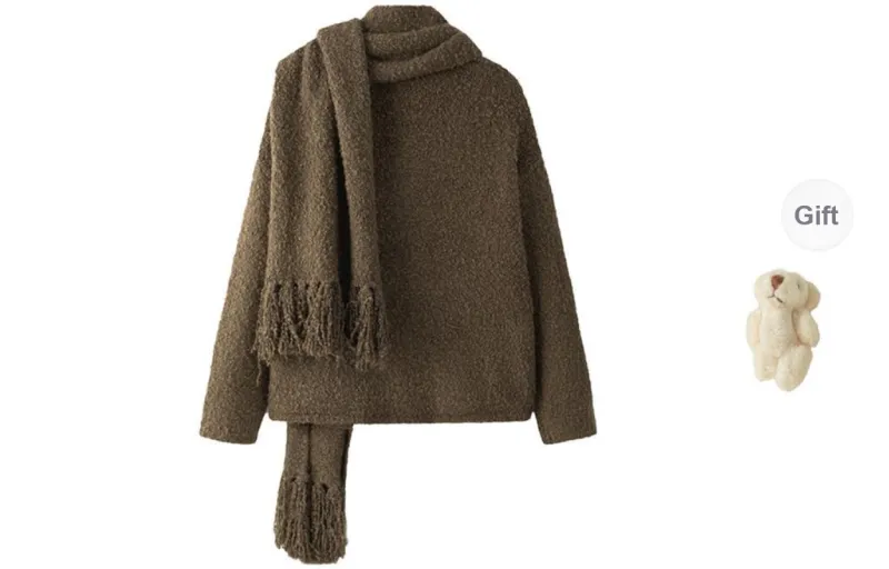 Tokyo Season Sweater Women's Brown-1
