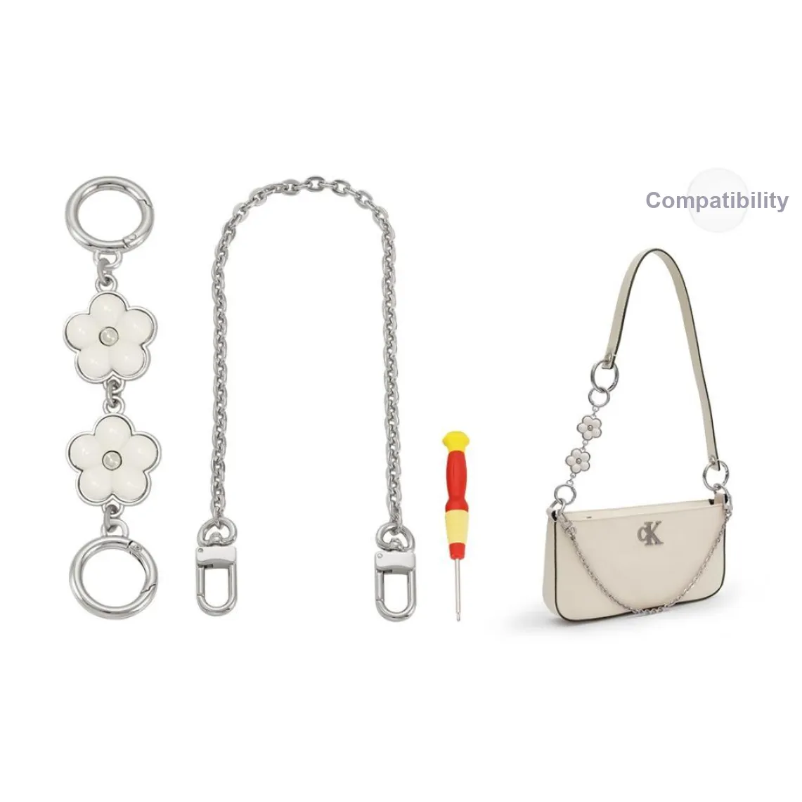Lan Bao Fan Alloy Bag Accessory Women's Multicolor