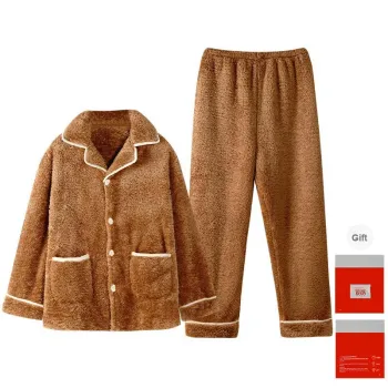 GOSO Pajama Set Men's Shopping Bag Coffee