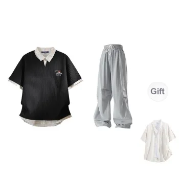 FAX FOR FMACM Casual Sportswear Unisex Black+Black[Pants]