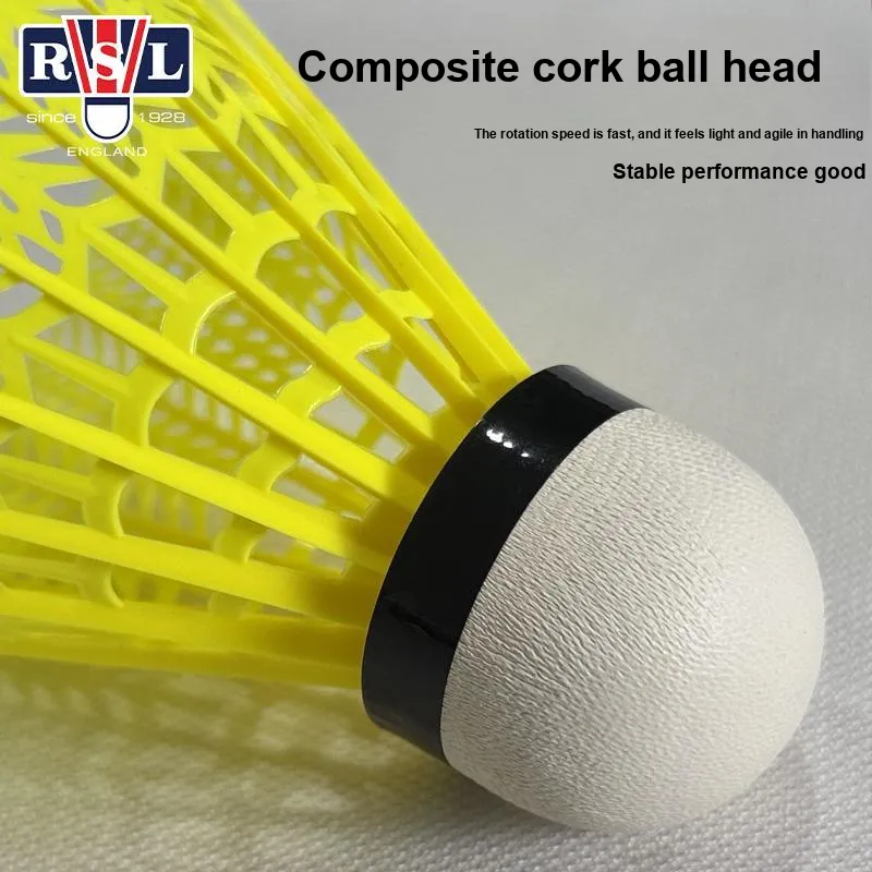 RSL YL300 Nylon Shuttlecock 6 Pack Nylon Shuttlecocks-2
