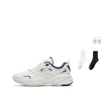 Ivory White/New Ink Blue-1 (Comes with Socks Black White 1 Set)