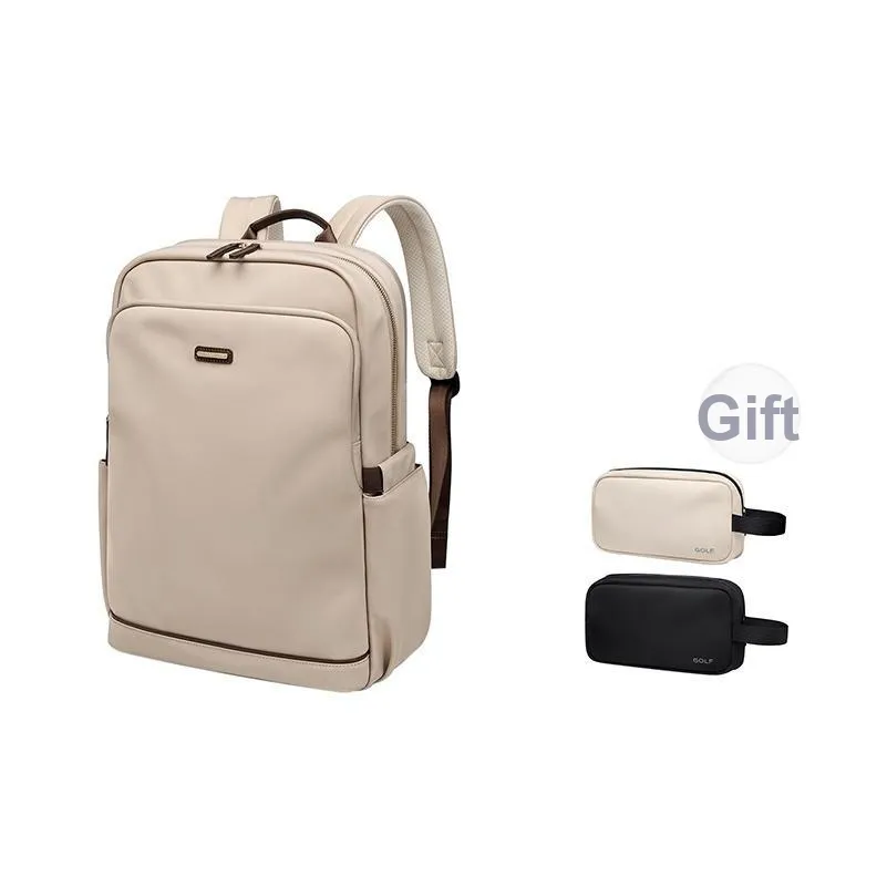 GOLF Fabric Backpack Regular Women's Apricot/Elegant Black