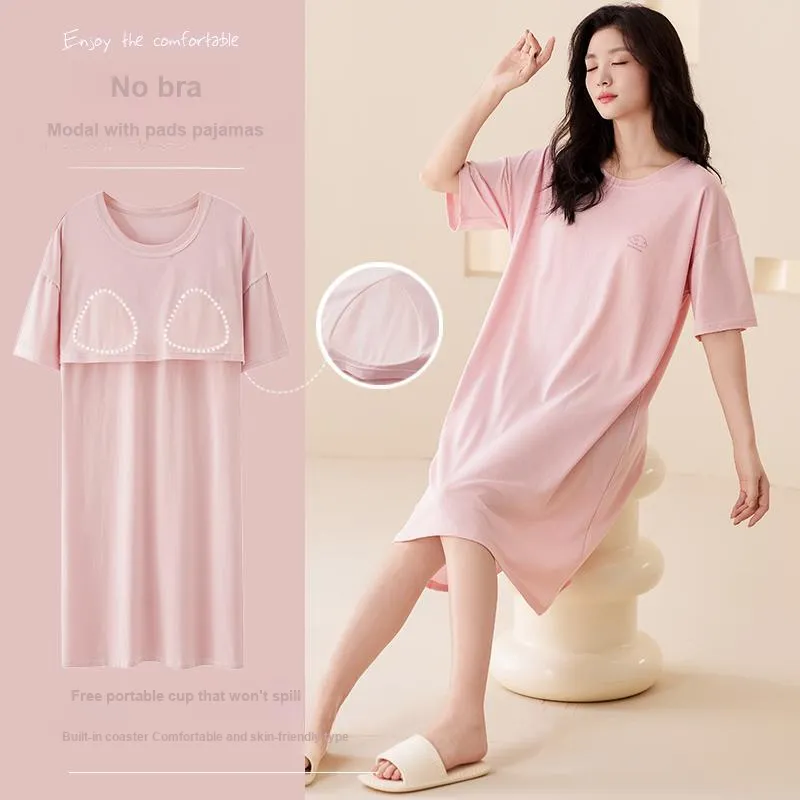 YUZHAOLIN Women's Nightgowns-4