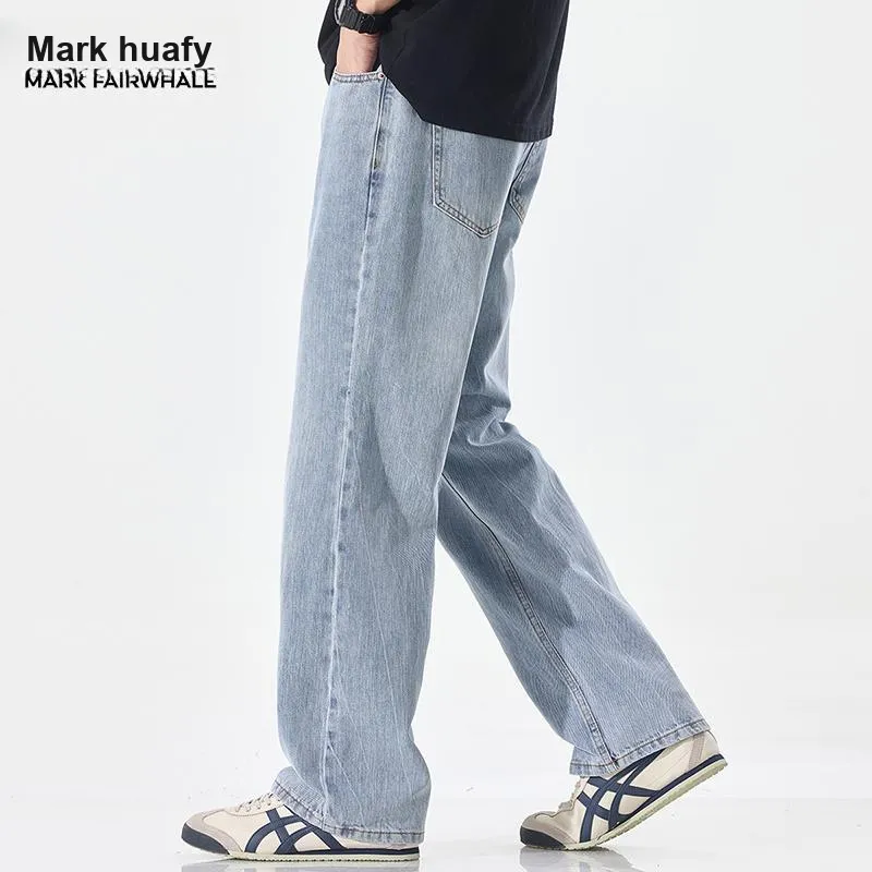 FAIRWHALE Jeans Unisex Light Blue-5