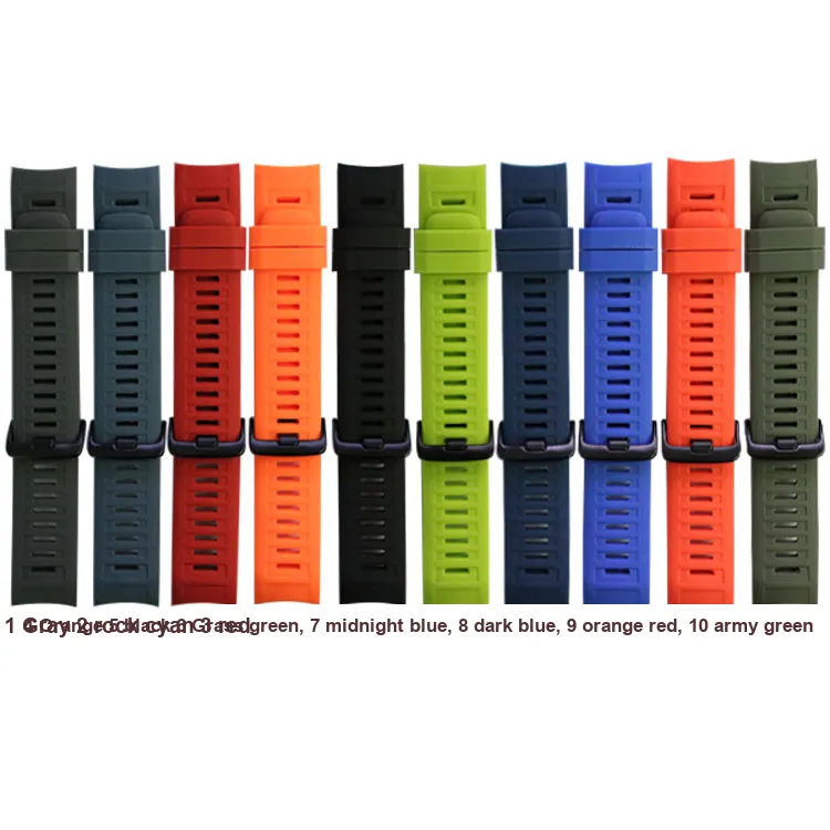 CHRROTA Compatibility Garmin Instinct Strap Replacement Watch Instinct 2 Silicone Strap 22mm Watch Strap-2