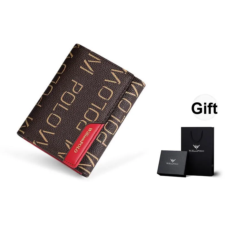WilliamPOLO PVC Multiple Card Slots Card Holder With Wallet Zip Closure And Coin Pocket Regular Women's Multicolor
