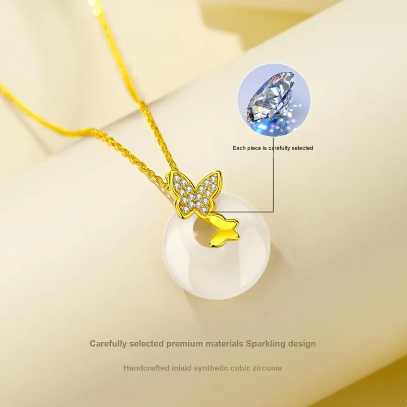 Otoshi Chalcedony Necklaces Women's-4