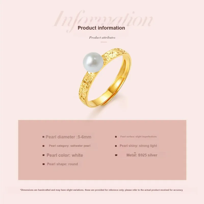 PEARL QUEEN Pearl Rings Unisex-3