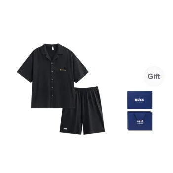 Peninsula City Pajama Set Men's Gift Box Set Black