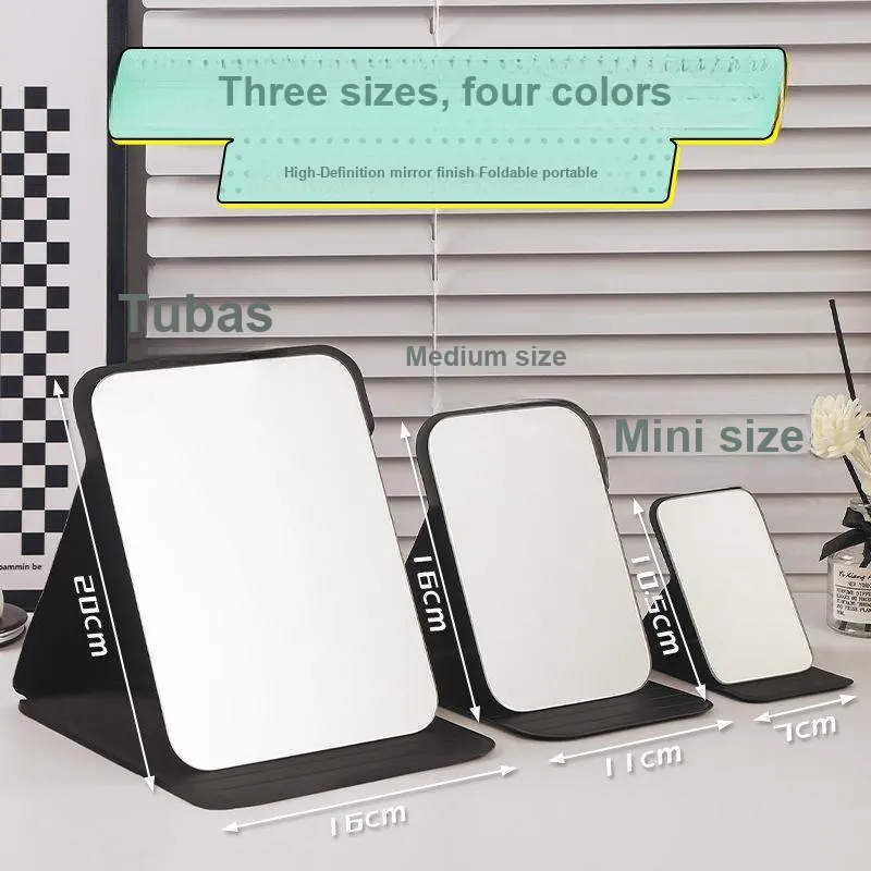 MENGNI Portable Foldable Square Make Up Mirrors Dressing & Grooming-1