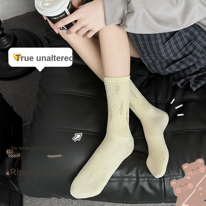 Lan Miao Mid Calf Socks Women's-23