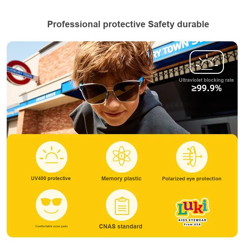 LUKI TR90 Square Sunglasses Kids'-2