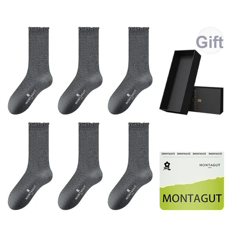 Montagut Mid Calf Socks Women's Shopping Bag Combo Set-84