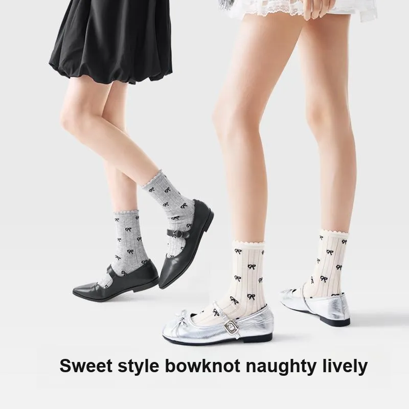 JKN Mid Calf Socks Women's Combo Set-7