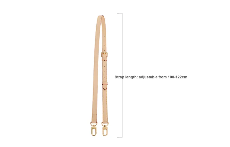 Lan Bao Fan Cow Leather Bag Strap Women's Beeswax-1
