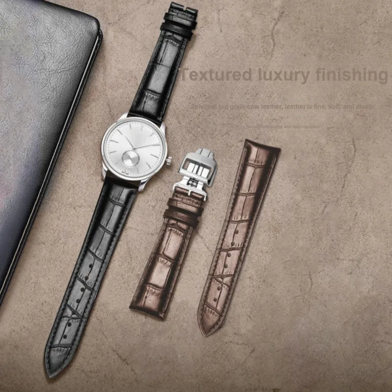 SHIRUI Ten Auspicious Symbols Compatibility Watch Band 20/21mm Genuine Leather Material-15