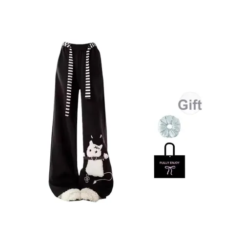 M MAICCO Черный В комплекте с резинкой для волос + сумкой для покупок Женские повседневные штаны