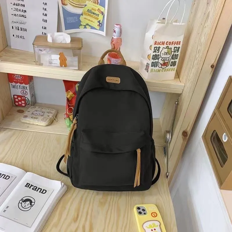 DJ.SPIRIT Nylon Backpack Regular Unisex Black/White-1