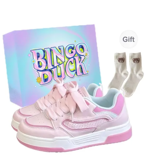 BINGO DUCK Low Top Skateboard Shoes Women's