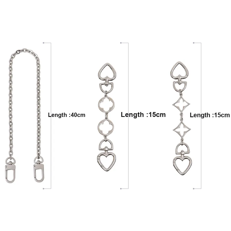 Gloya Metal Combo Set With Multiple Accessories Bags Women's Silver-5
