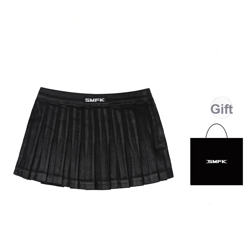 SMFK Casual Short Skirts Women's Wilderness Black