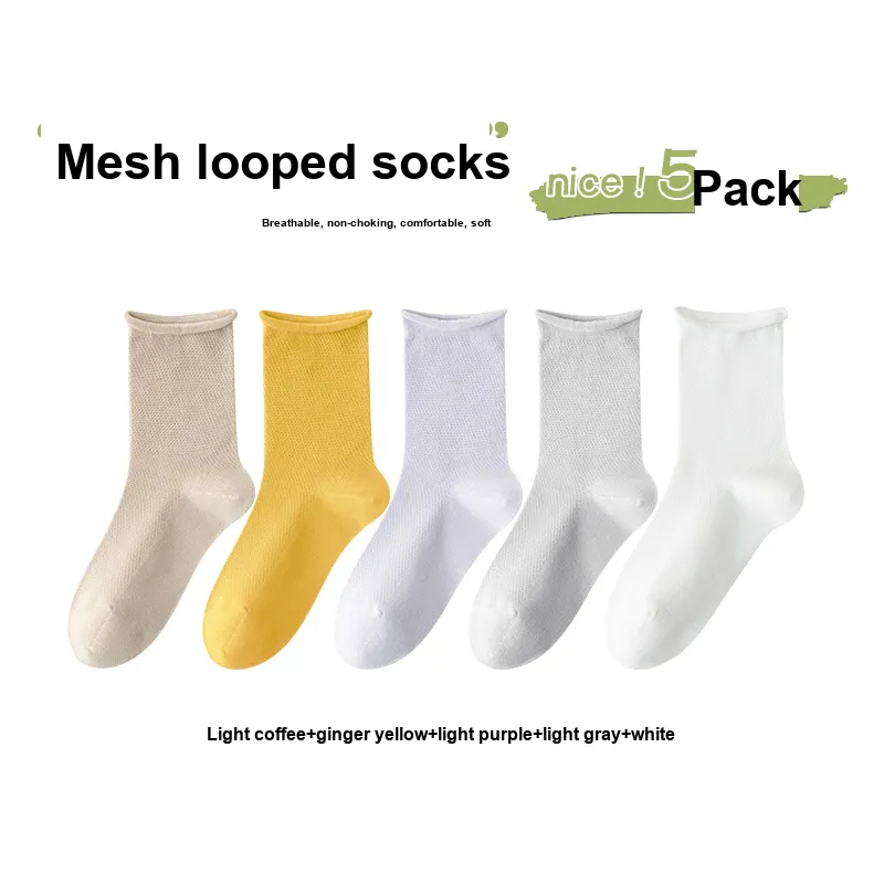 7 SEVFUN Mid Calf Socks Women's Combo Set-3